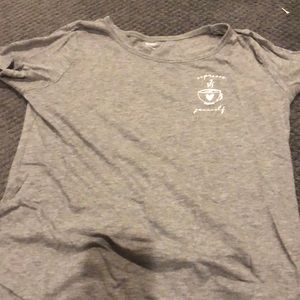 Gray nighttime top